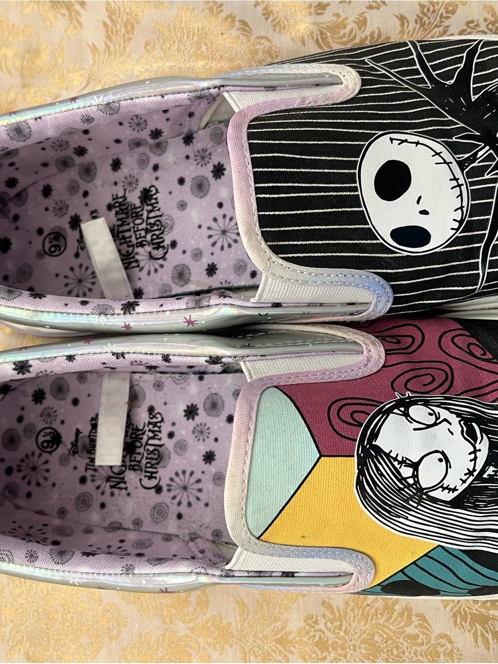 The Nightmare Before Christmas Slip-On Sneakers Sz 9.5 - Picture 8 of 9
